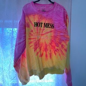 Adelaine Morin Hot Mess Tie Dye Sweater